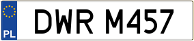 Truck License Plate